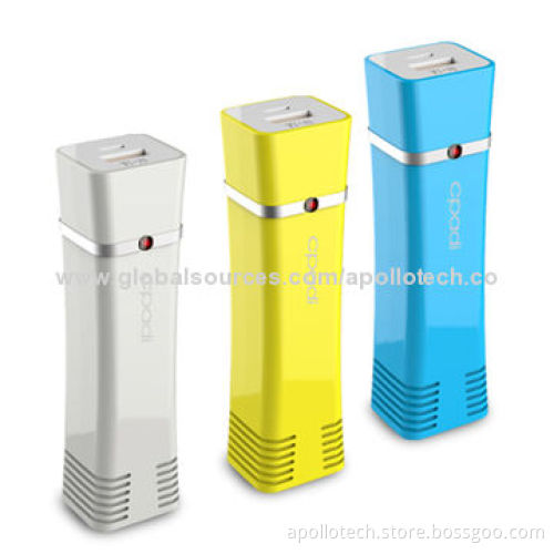Portable Charges, 3,000mAh Capacity, 3-4 Hours Charging Time, 96*26.5*22.5mm and 60g